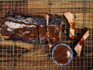 Costilla ahumada con Rub #15 COCORA🇨🇴 by Harry Sasson y bbq de tamarindo