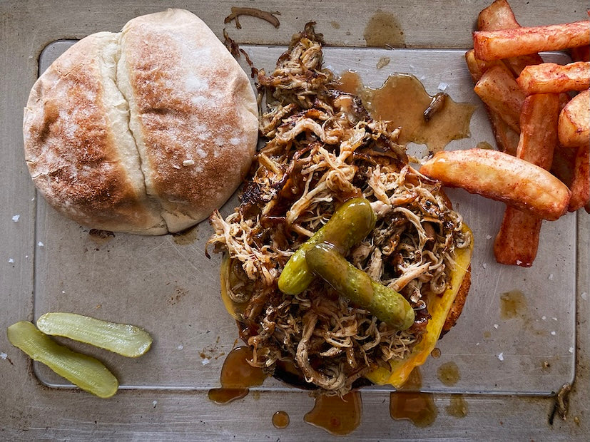 Lexington pulled pork sandwich con Rub #3 CHICAGO🇺🇸