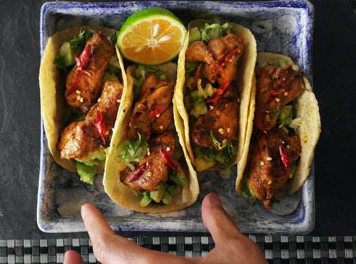 Taquitos de barbacoa de pollo con Rub #1 TIJUANA