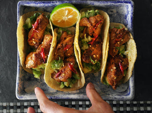 Taquitos de barbacoa de pollo con Rub #1 TIJUANA